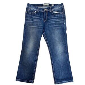 BKE Harper Ankle Crop Jeans Women's Size 32   Summer Vaca Casual